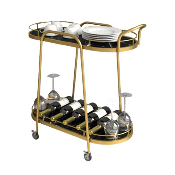 32.28" High Rolling Contemporary Prep Table Wooden Prep Table