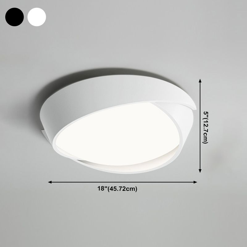 Moderne plafoniere da incasso in metallo con montaggio ad incasso con paralume in acrilico
