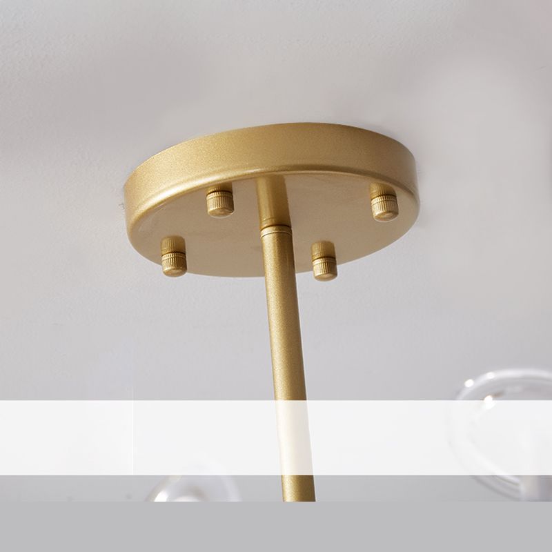 Lámparas de lámpara de rociado Luz de colgante de estilo minimalista moderno con sombra acrílica para sala de estar