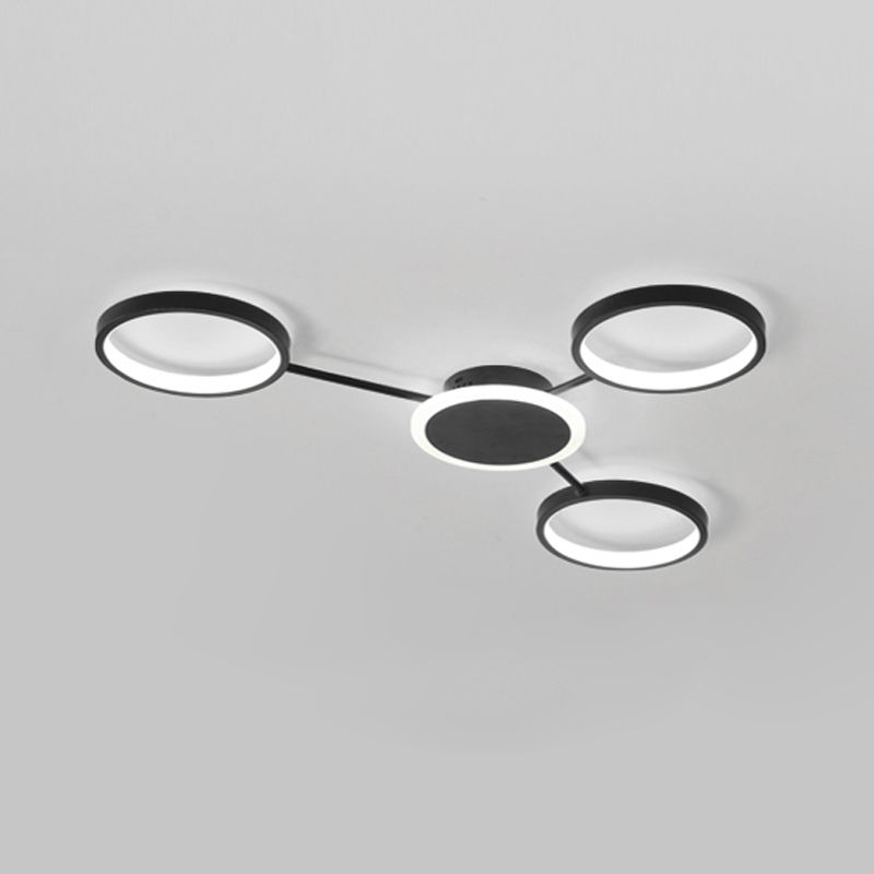 Geometrie LED-inbouwlamp Eigentijdse plafondlamp voor woonkamer