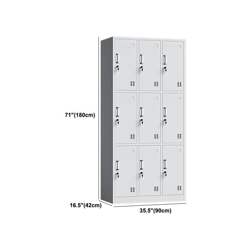 Contemporary Wardrobe Steel Bedroom Wardrobe Closet with Lock