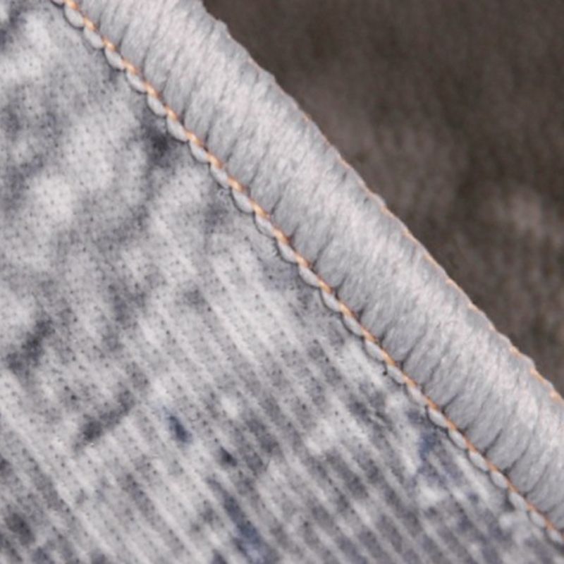 Dark Gray Modern Rug Polyester Graphic Rug Non-Slip Backing Rug for Sitting Room