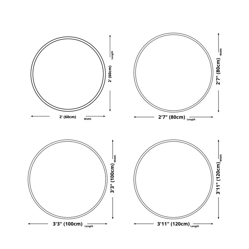 Rond dekpatroon Tapijt Polyester Moderne binnen Taprijken Vlekbestendig gebied Tapijt voor woonkamer