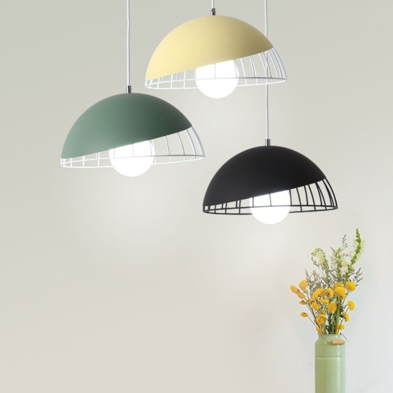 Metal Dome Ceiling Pendant Light Simplicity Style Pendant Light Kit for Dinning Room