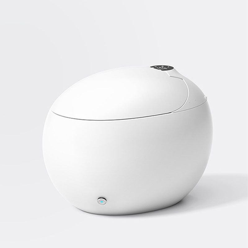 Modern Auto One Piece Toilet Siphon Jet Round Toilet with Sterilization Function