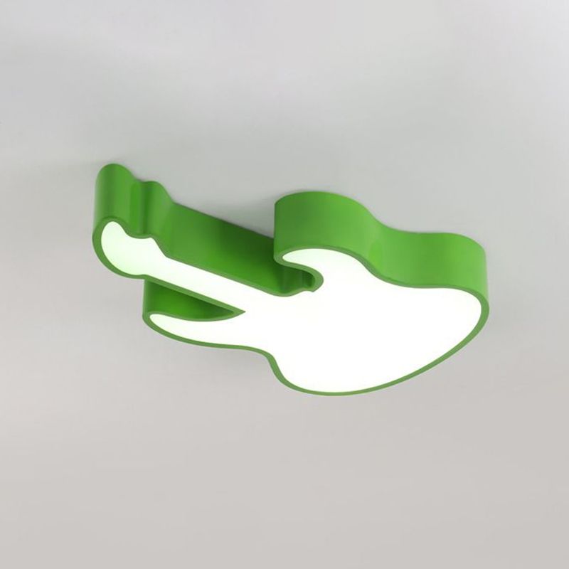 Luz de techo empotrada para guitarra, accesorio de iluminación LED de acrílico para aula, montaje empotrado