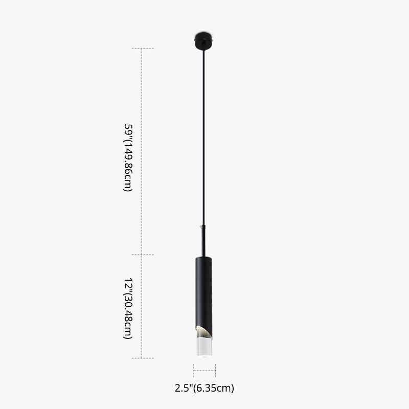 TUBES DE STYLE MINIMALEMENTS MODERNE ALIMENTATIONS ÉCLAIRES PENDANT