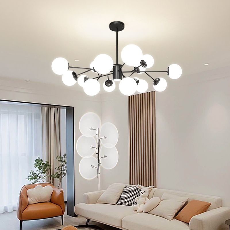 Nordic Simple Contemporary Style Pendant Chandelier Light for Dining Room Living Room Bedroom