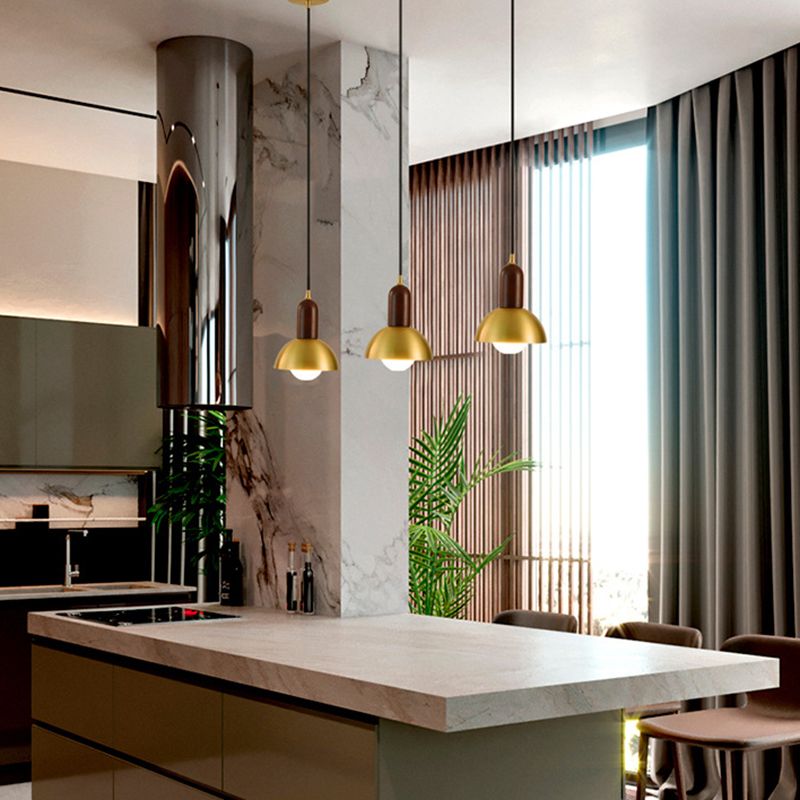 Eigentijdse boerderij hangende lamp metaal geometrische schaduw hanglamp voor eetkamer