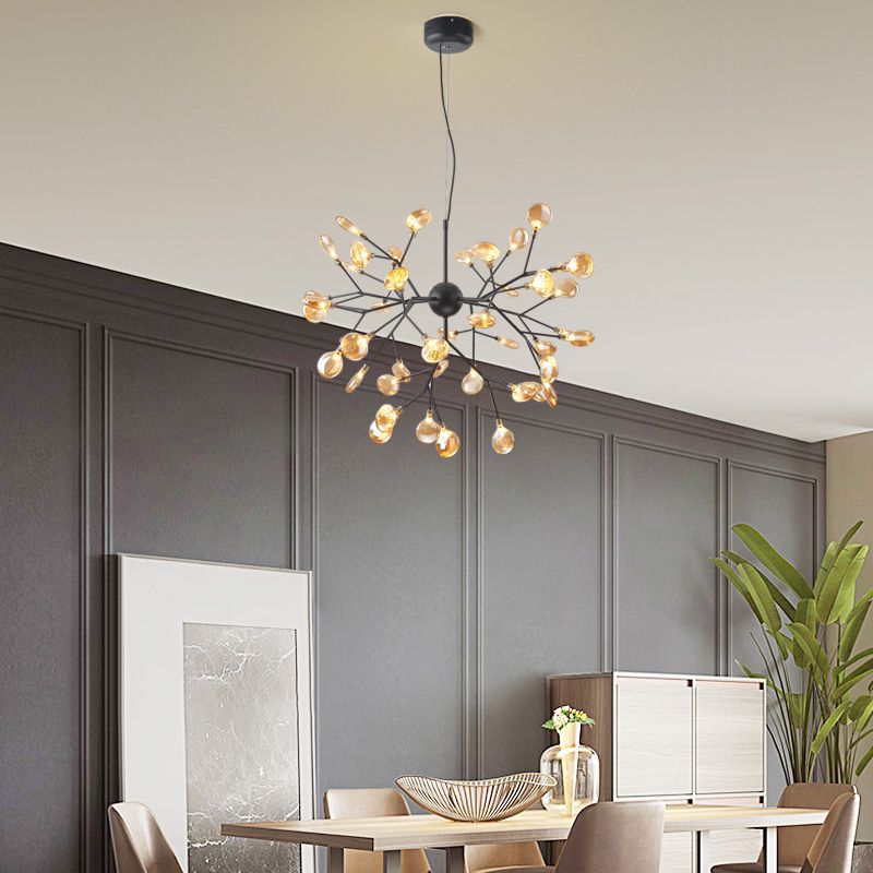 Heracleum LED lampadario a LEDELIER ARTIST TAN SPAGCHIO CAMERA PASSAGGIO CHE APPLICA A RAGGIORE LUCE