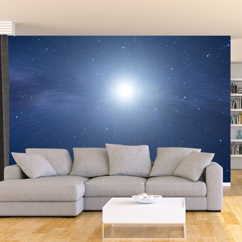 Outer Space Sky Mural Wallpaper for Dining Room Universe Wall Art, Waterproofing