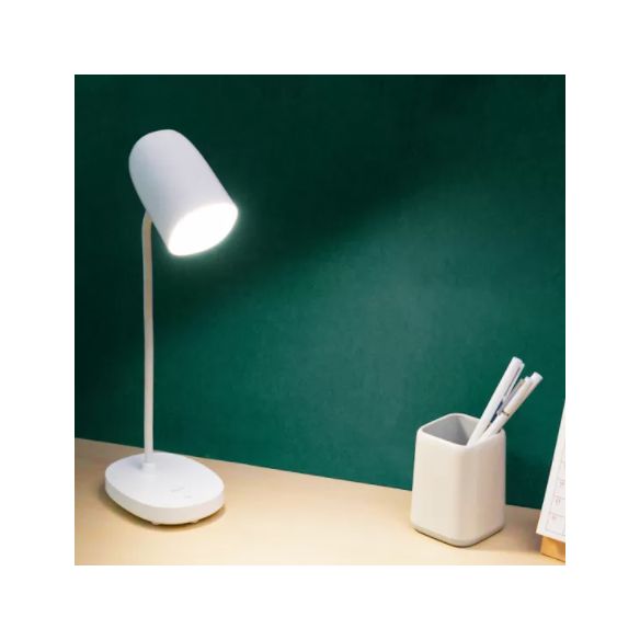 Lampada da tavolo in stile minimalista moderno con porta di plastica USB 1 luce da tavolo per la scrivania