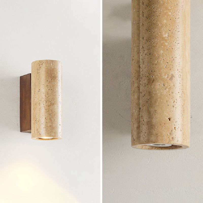 Single Contemporary Brown Unique Shape LED Bathroom Vanity Light