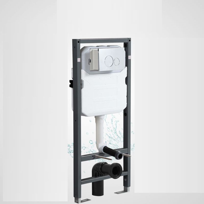 Modern Wall Mount Toilet White Toilet Bowl with Seat for Washroom