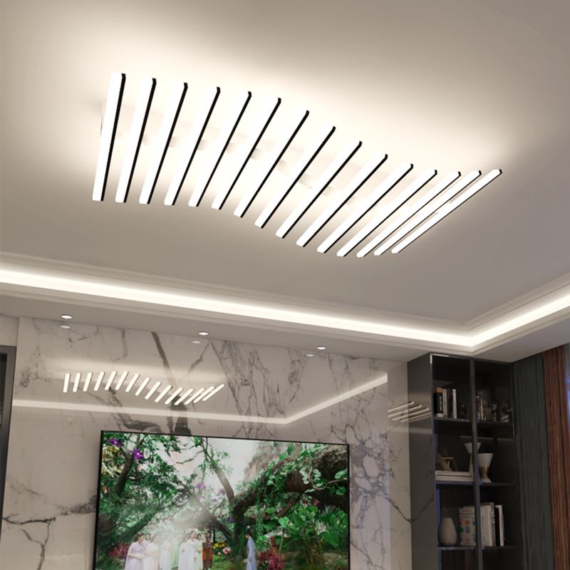 Luz de techo empotrada lineal Luces de techo empotradas LED Iluminación empotrada contemporánea