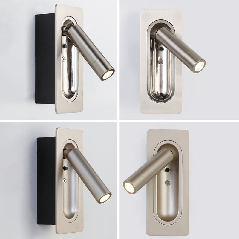 Nordic Style Aluminium Wandleuchter Zylinder 1 Licht Lesen Wandleuchte für Schlafzimmer