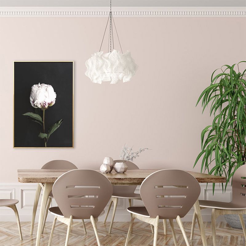 Florentine Canvas Wall Art Textured Contemporary Style for Girls Bedroom Painting