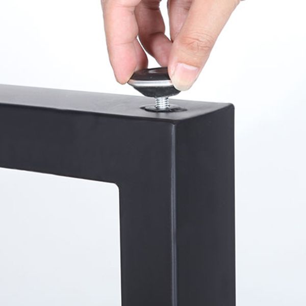 Bar Table in Metal and Wood Industrial Bar Height Table for Dining Room