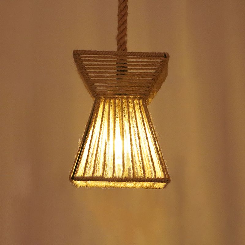 Seil kommerzieller Anhänger Beleuchtung Industrie Beige schattiertes Restaurant Anhänger Licht