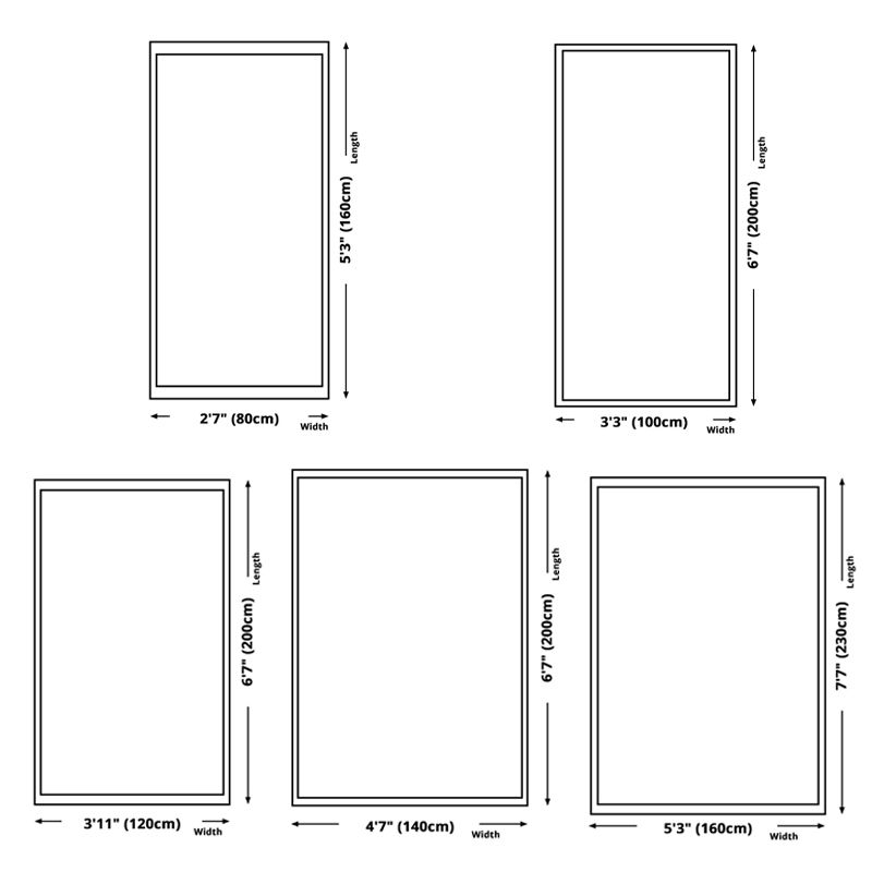 Brown Modern Rug Geometric Pattern Polyester Area Rug Non-Slip Area Carpet for Home Decor