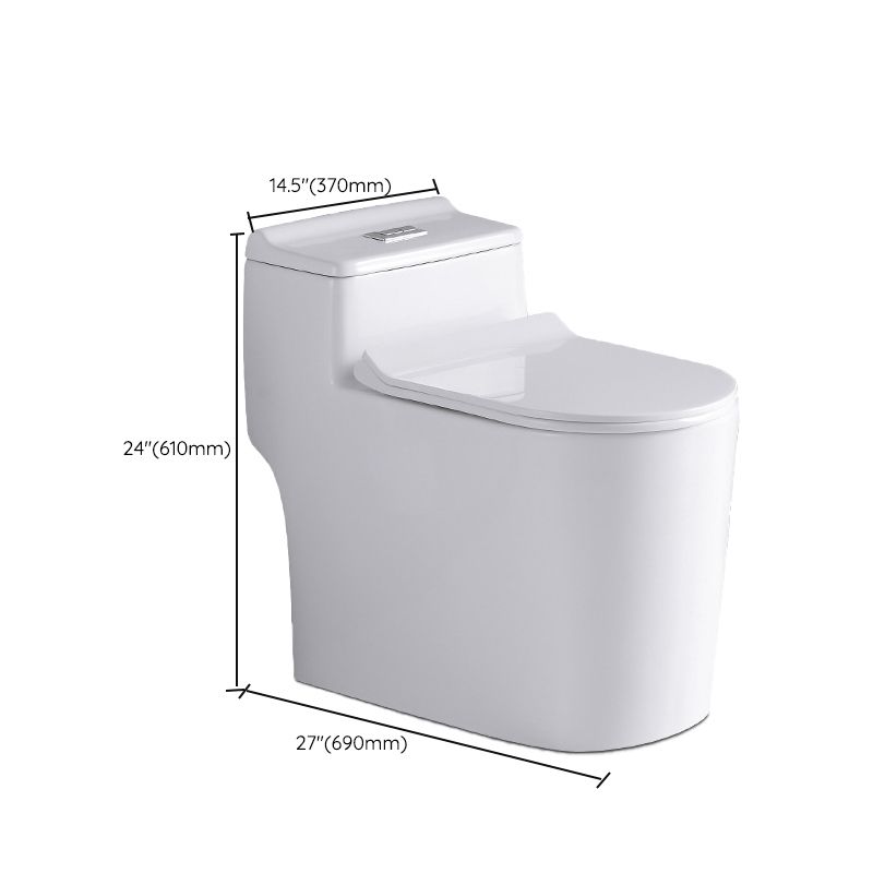 Traditional Ceramic Flush Toilet Seat Included Urine Toilet for Bathroom
