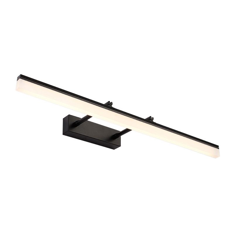 Moderna semplicità rettangolo di vanità lampada vanità apparecchi di illuminazione acrilica per il bagno