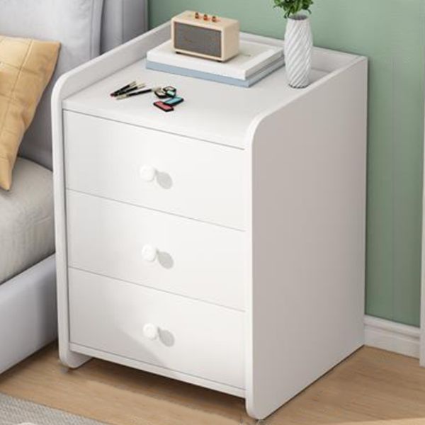 Contemporary Night Table Storage Accent Table Nightstand with 2/3 Drawers for Bedroom