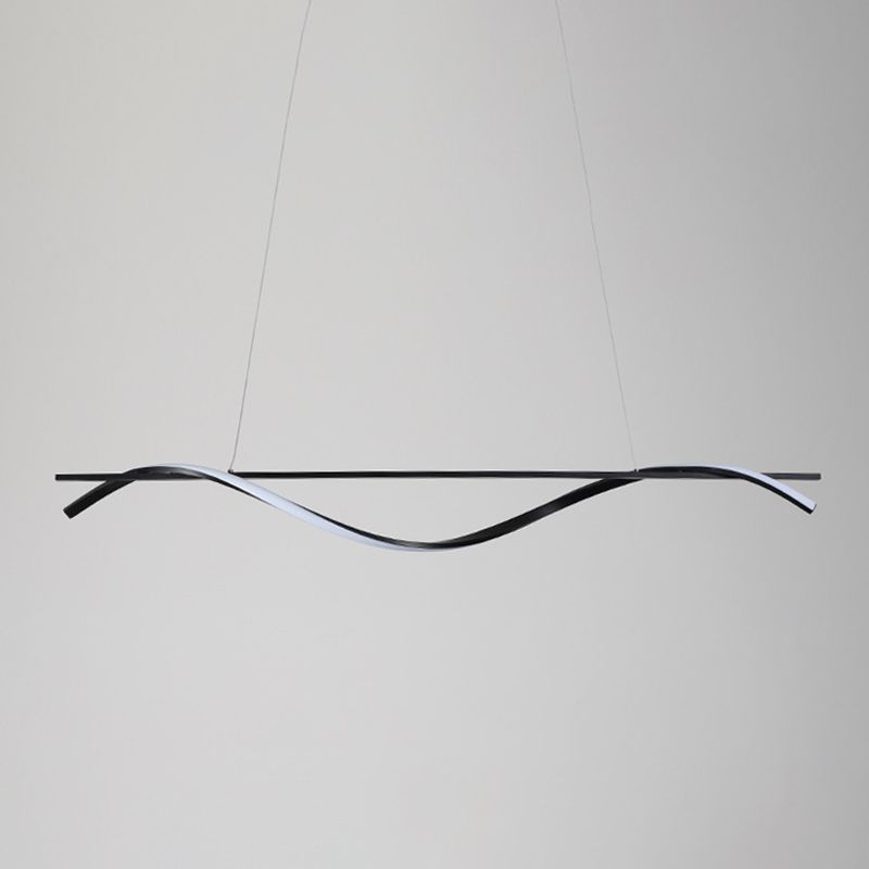 Modernism White/Black Kitchen Island Lighting Unique Ceiling Light for Bedroom