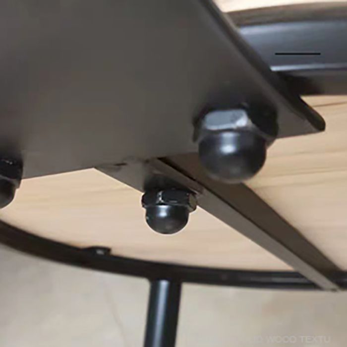 Industrial Matte Finish Coffee Shop Stool Footrest Low Back Stool