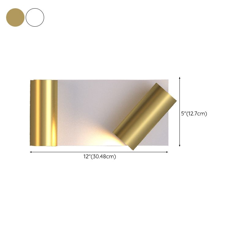 Geometric Wall Lighting Modern Metal 1 Light Wall Mount Lamp for Bedroom