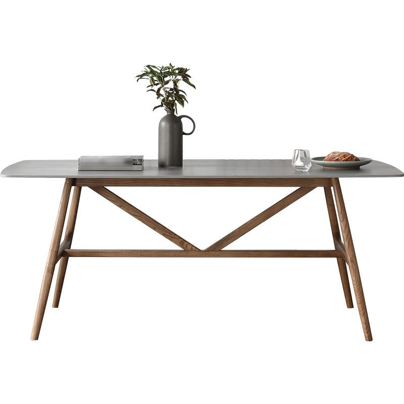 1/4/5 Pieces Solid Wood Table Set Rectangular Dining Chairs Set for Home