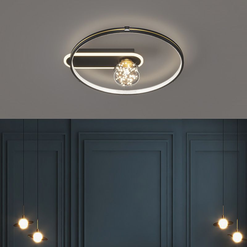 Modern Style Ceiling LED Light Fixture Warm Room Light Creative Shop Light Bedroom Light