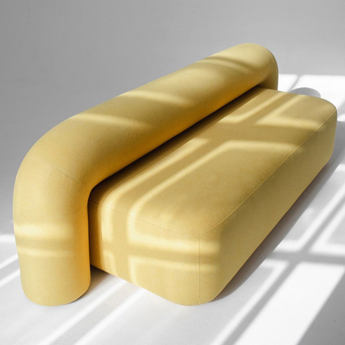 Modern Minimalist Velvet Sofa 2/3-Seater Armless Living Room Sofa