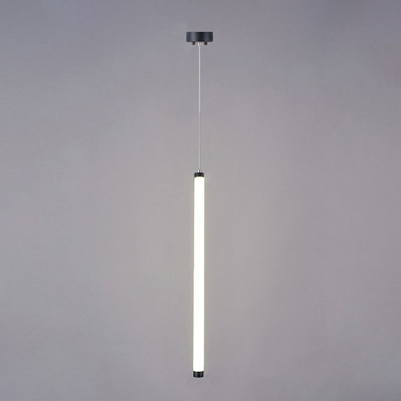 Acryl Modern Simple Led Pendant Light Lange lijnlampen voor slaapkamer eetkamer