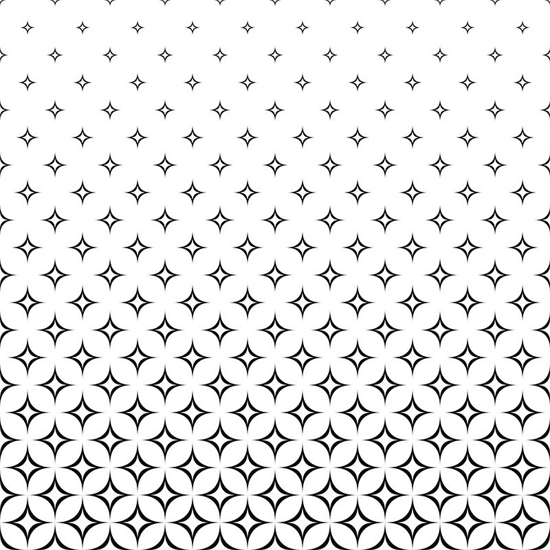 Modern Style Geometric Patterns Mural Mildew Resistant Wall Covering for Bedroom Decor