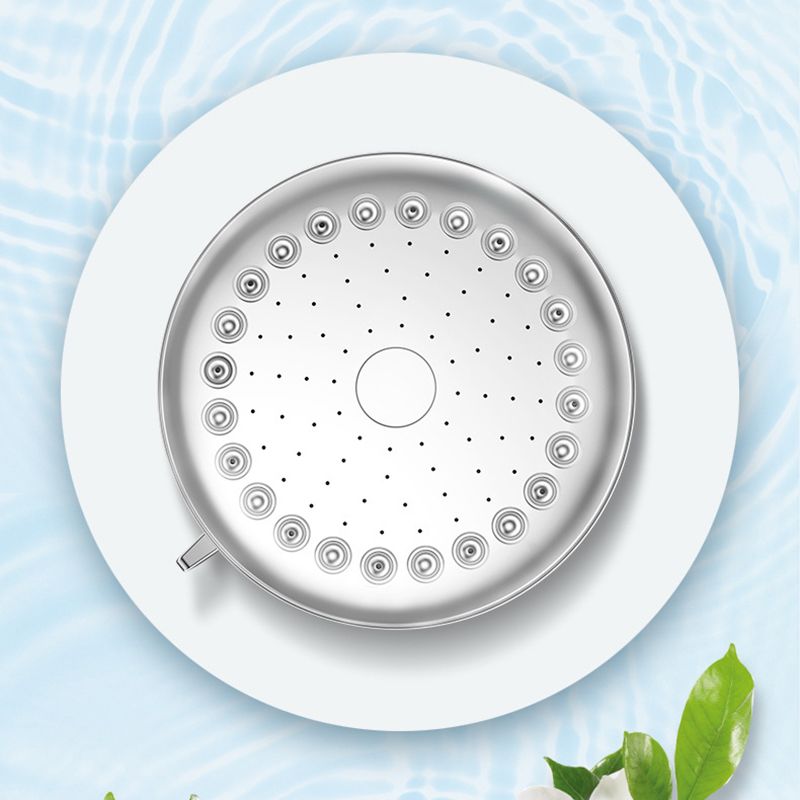 Modern Plastic Shower Head Bathroom Shower Head with Adjustable Spray Pattern
