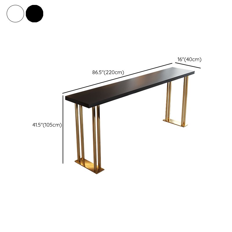 Indoor Contemporary Bar Dining Table Rectangle Wooden Bar Table