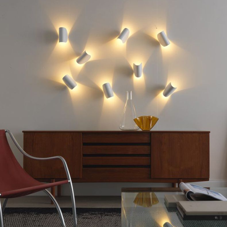 Modern Style Curve Wall Sconce Lamps 1-Light Metallic Wall Light Lamp Sconce