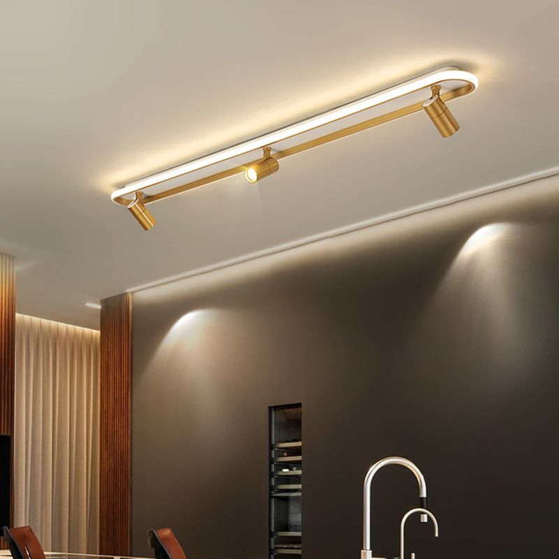 Modern Style LED Flush Mount Ceiling Light Track Light Balcony Light Living Room Light