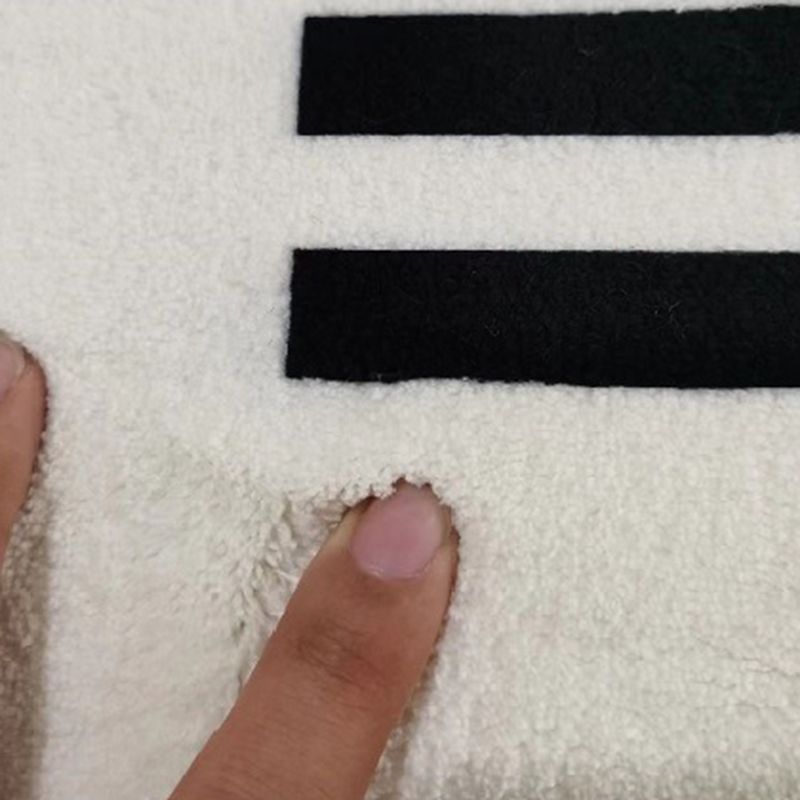 Gray Tone Stripe Rug Rectangle Stain Resistant Polyester Rug for Home Decor