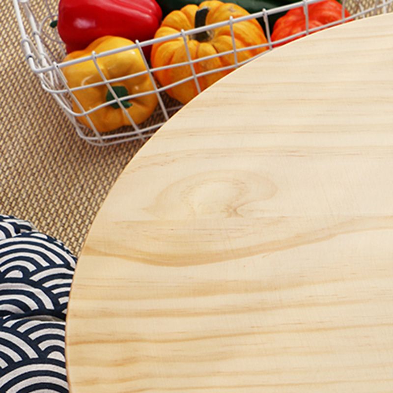 7.8'H Modern 3 Legs Wooden Base Round Coffee Table for Apartment Bedroom