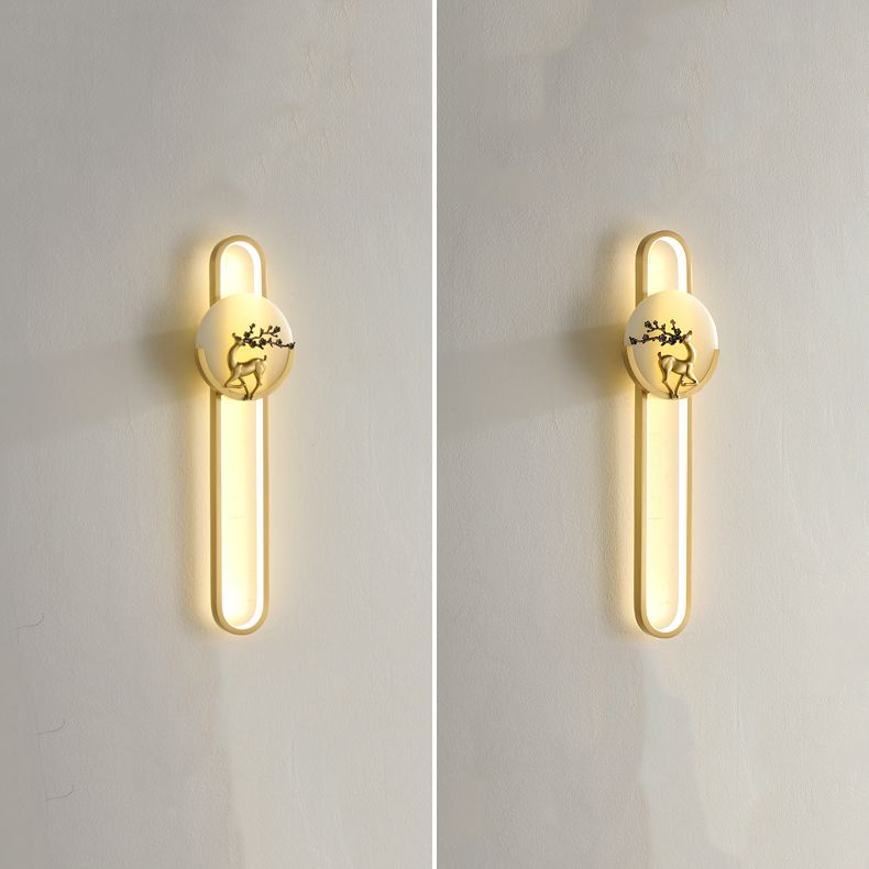 Luminaire mural en marbre moderne applique de lumière murale pour le salon