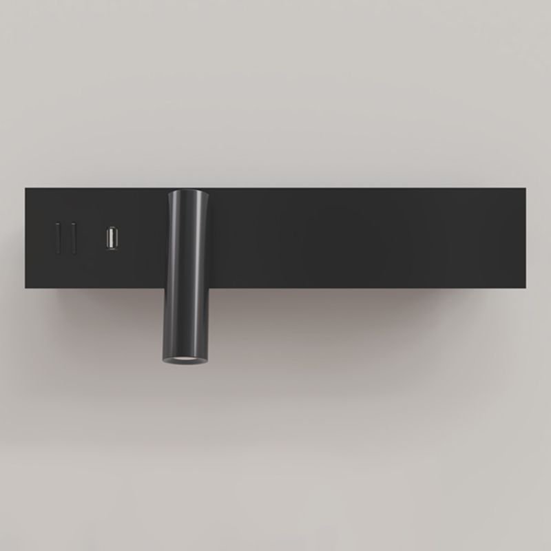 Lámparas de pared LED rectangulares ajustables lámparas de aplanque de metal de estilo moderno