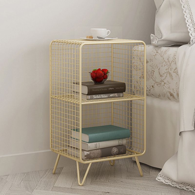 Metal Modern Standard Bookshelf Closed Back Bookcase for Home Office