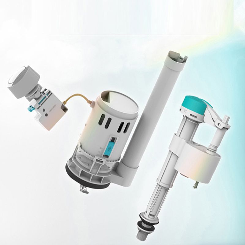 Contemporary Floor Mount Flush Toilet Seat Included Toilet Bowl for Washroom