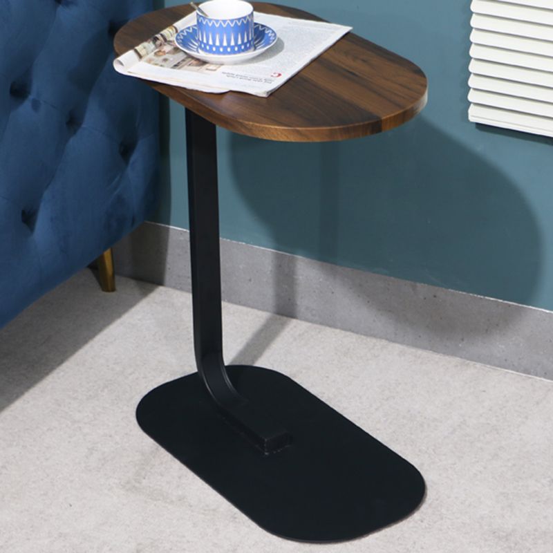 Modern Minimalist Wood Side End Table C Corner Table for Living Room