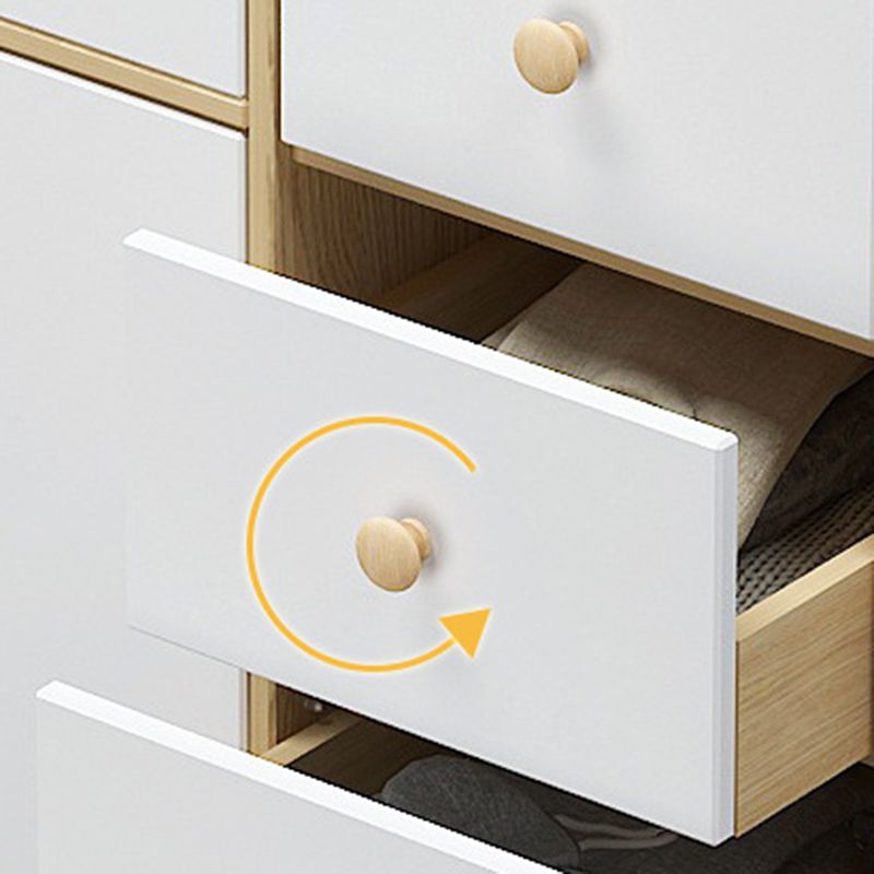 13.26-inch W Storage Chest Dresser Modern Manufactured Wood Dresser