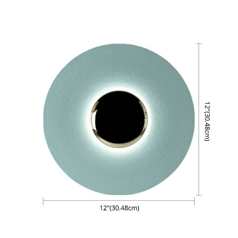 Circular Wall Light Sconces Nordic Minimalist Style Metal Sconces