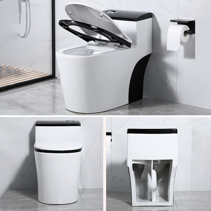 Modern Floor Mounted Toilet Bowl One-Piece Toilet for Washroom