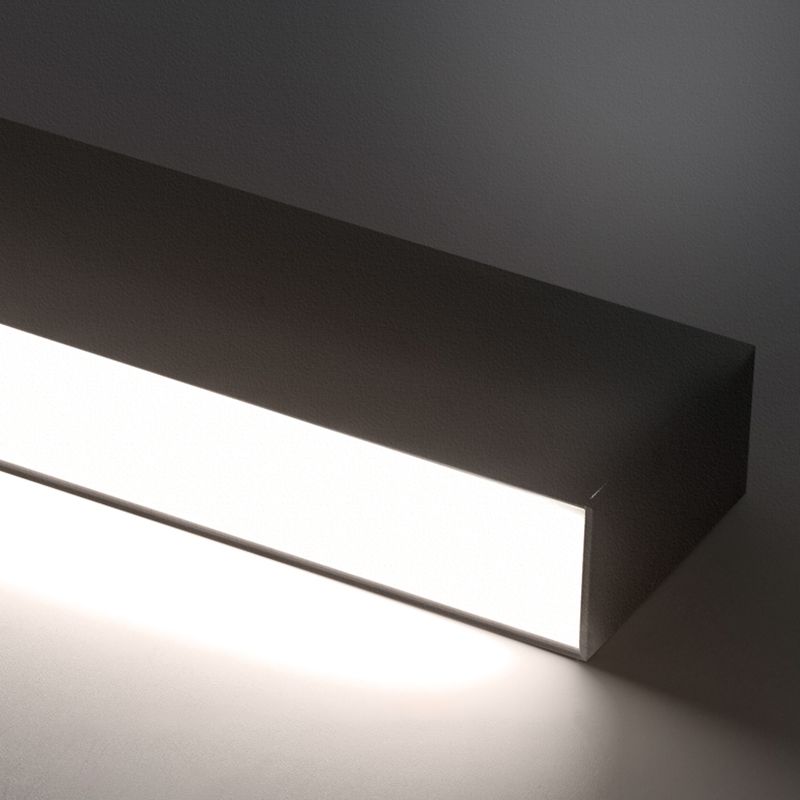 1 Light Linear Flush Mount Ceiling Light New Modern Aluminum Ceiling Light Fixture